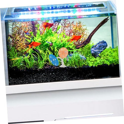 Betta Fish Mushroom Hammock Soft Bed Pad for Betta Fish Resting and Spawning Lifelike Aquarium Decoration Accessory