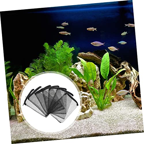 15pcs Net Bags for Fish Tank Water Filtration Washable Mesh Bags Zippers to Prevent Media Loss and Protect Pump