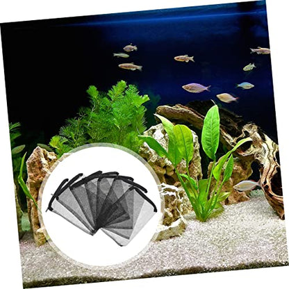 15pcs Net Bags for Fish Tank Water Filtration Washable Mesh Bags Zippers to Prevent Media Loss and Protect Pump