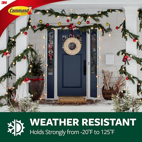 Command Outdoor Large Hooks, Bronze, Holds up to 5 lbs, 6-Hooks, 8-Strips, Damage Free Hanging Wall Hooks for Hanging Outdoor Wall Decor with Weather - style: 6 Hooks, 8 Strips