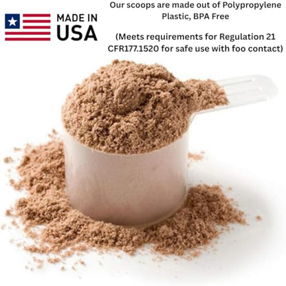 2.5cc Long Handle Measuring Scoop (1/2 Teaspoon / 2.5mL) - Heavy-Duty Plastic Spoon for Powders, Pre-Workout, Supplements, and Spices, 1-Pack - size: 2.5 cc | 1/2 teaspoon | 2.5 mL
