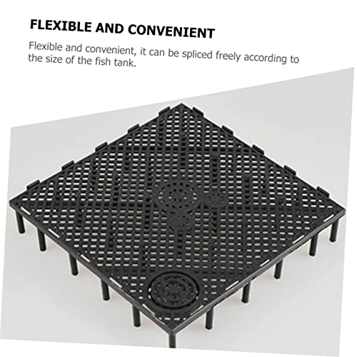 HANABASS 5pcs Aquarium Divider Trays Flexible Grid Divider for Fish Tank Isolation for Fish Prevention Easy to Assemble Bottom Plates