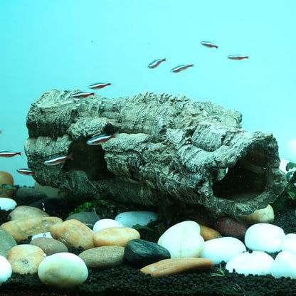 Large Reptile Hide, 12”, Aquarium Decor, Territorial Fish Hideaway, Hideout House, Reptile Decoration