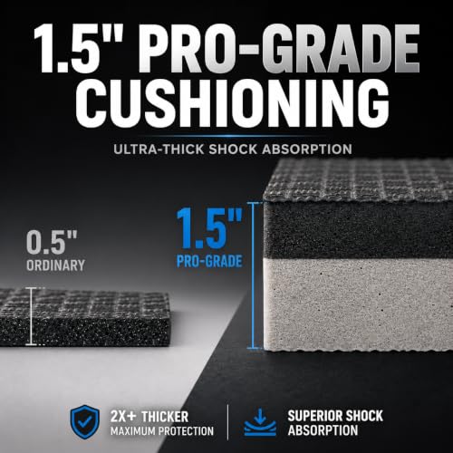 Professional Flexi-Roll Wrestling Mat – High-Density Shock Absorption for BJJ, Judo, MMA & Jiu Jitsu – Portable 1.2-Inch Thick Home Gym Training Flooring for Martial Arts & Yoga - size: 20" x 20" x 1.5" (12-Pack)