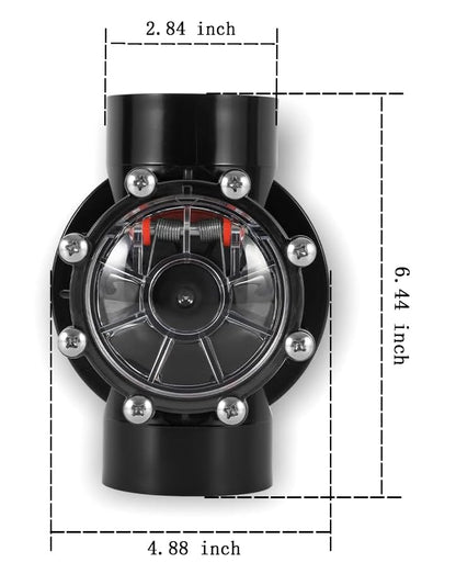 7305 Check Valve Replacement for Jandy 2" - 2 1/2" Check Valve, 180-Degree Fit for Pool and Spa (1 Pack)