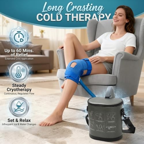 Ice Machine for Knee After Surgery, Portable Cold Therapy Machine