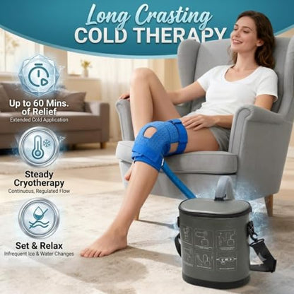 Ice Machine for Knee After Surgery, Portable Cold Therapy Machine