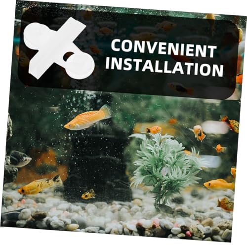 20pcs Aquarium Cup Clips for Fish Tank Dividers Clips for Aquatic Plants and Decorations Easy to Install and Secure Holders for Setup