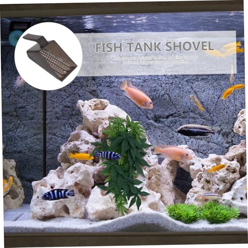 Aquarium Sand Cleaner Tool Unique Mudbottom Sieve Design for Effortless Fish Tank Maintenance Protects Plant Roots Versatile for Various Aquatic Environments