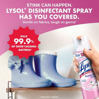 Lysol Disinfectant Spray, Sanitizer, Deodorizer, Morning Breeze, 12.5 oz