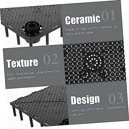 COLLBATH 12pcs Aquarium Bottom Plates Separation Board for Dividing Easy to Install Material for Fish Tank Isolation