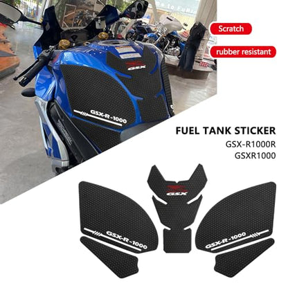 for 2026 2025 GSX-R1000R gsx-r1000 Motorcycle Accessories Fuel Tank Stickers and Anti-Scratch Stickers Rubber Fuel Tank pad GSX R1000 2019-2023 2024 2025 2026 - color: Gsx-r1000r Black