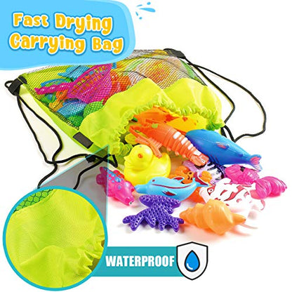 Goody King Magnetic Fishing Game Pool Toys for Kids - Outdoor Indoor Water Table Toys Carnival Party Water Bath Toy for Toddlers 1-3 4 5 6 Years Old 2 Players Gift (Medium) - size: Medium