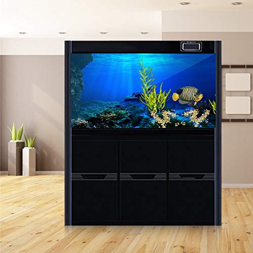 Zerodis Seaworld Aquarium Background, PVC Adhesive Double Sided Poster Sticker Fish Decoration(76 x 46cm)