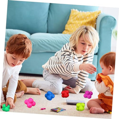 POPETPOP Hexagonal Agility Balls 6 Pcs TPR for Goalkeeper Training