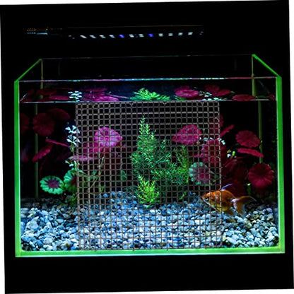 Abaodam 1Set Fish Tank Divider Plates Aquarium Isolation Nets with Suction Cups Panels for Fish Tank Partitioning and Filtration