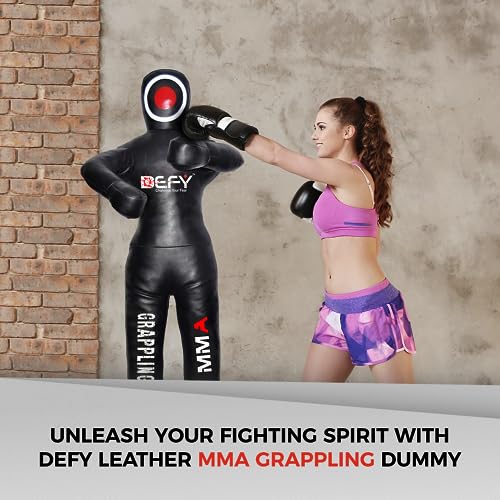 DEFY Vinyl Jiu Jitsu MMA Grappling Dummy Judo Martial Arts Punching Bag Karate - size: 4 Feet