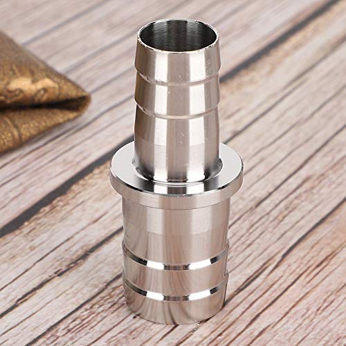 Aquarium Stainless Steel Water Pipe Adapter Fittings Joint Connector for Fish Tank12mm to 16mm (12 to 16mm stainless steel reducer)