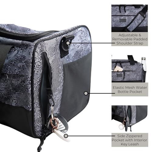 Vooray Boost Small Gym Bag for Women and Men, 23L, Textured Camo - color: Textured Camo