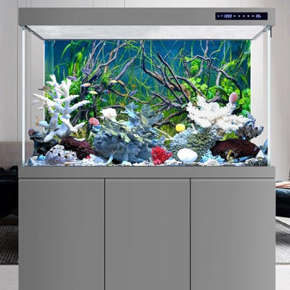 AWERT 48x18 inches Tropical Fish Tank Background River Bed & Lake Aquatic Plant Undersea Tree Branch Aquarium Background Vinyl - size: 48x18in/120x45cm