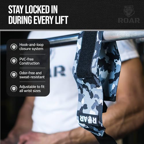 Wrist Wraps for Weightlifting (Pair) – Heavy-Duty Wrist Support with Thumb Loop, Reinforced Stitching & Strong Velcro – For Bench Press, Cross Training, Strength Training & Gym Workouts