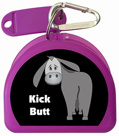Mouth Guard, Retainer, Mouthguard Case - Kick Butt - color: Puple