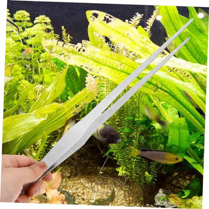 BESPORTBLE Professional Aquarium Tweezers Plant Trimming Tool Water Plant Planting Clips Fish Tank Cleaning Supplies