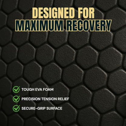 Fitizen Foam Roller – Muscle Massage Rehab Stiff Back Pain Physical Therapy Deep Tissue Firm Exercise Equipment Home Gym Stress Yoga Pilates for The Fit Citizen by FitNation - style: Mini - 12 x 4 Inches