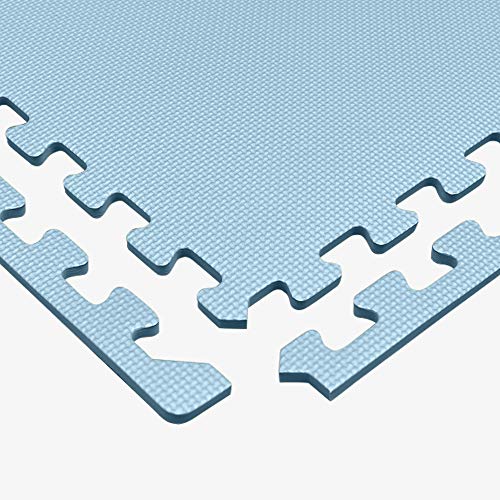 We Sell Mats 1/2-inch Multi-Purpose, Sky Blue, 16 Sq Ft (4 Tiles) - color: Sky Blue, style: 16 Square Feet (4 Tiles)