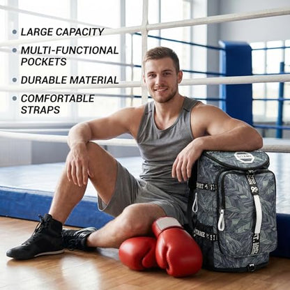 SDTAME Gym Duffel Backpack with Shoe Pocket & Laptop Sleeve - color: Silver
