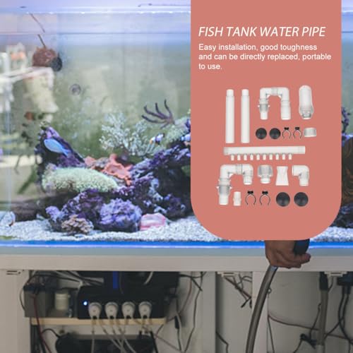 Fish Tank Filter Tube 12Mm Intake Outflow Hose Aquarium Water Pipe Replacement Plumbing Fittings Durable Aquarium Canister Filter Accessory