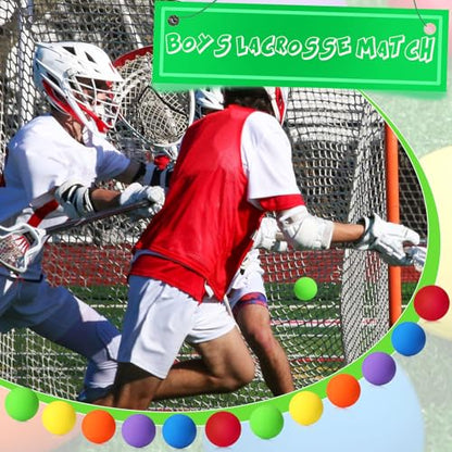 Sosation 36 Pcs Lacrosse Balls Bulk 2.5 Inch Soft Rubber Massage Balls