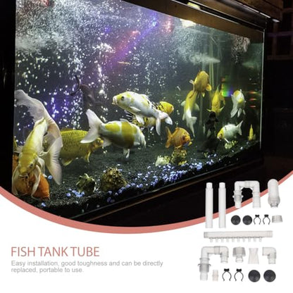 Fish Tank Filter Tube 12Mm Intake Outflow Hose Aquarium Water Pipe Replacement Plumbing Fittings Durable Aquarium Canister Filter Accessory