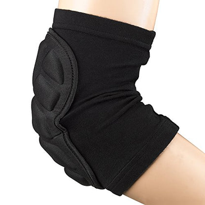 TTIO Elbow Pads- Breathable Protective Soft Lightweight Padded Sleeve Elbow for Skiing Skating Snowboarding Unisex - size: Large