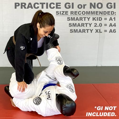 SMARTY 2.0/XL/Kid (Unfilled) Grappling Dummy for BJJ, Jiu-Jitsu, MMA, Wrestling, Martial Arts Practice, Self-Defense Training Dummies - 3 Sizes: 2.0 Adult, XL, or Kid