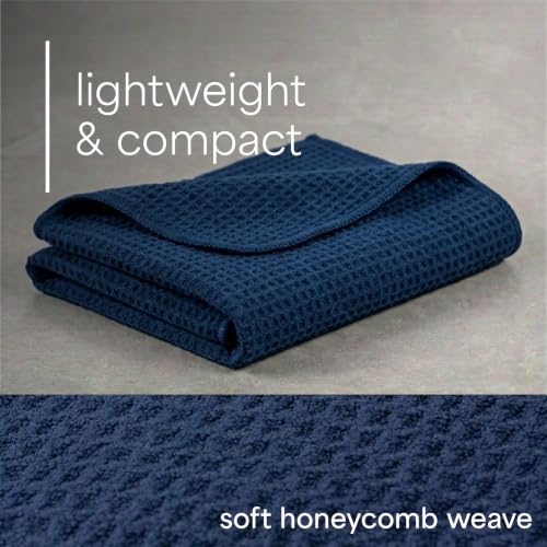 S&T INC. Microfiber Gym Towels, 6 Pack, 16" x 27" - color: Blue