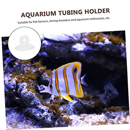 25pcs Aquarium Tubing Holder Cups Airline Clips for Fish Tanks and Aquariums Easy Installation for Air Hose Management