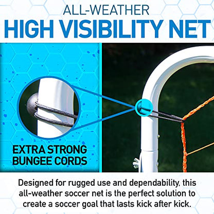 Franklin Sports Soccer Rebounder - style: 6' x 4' - White