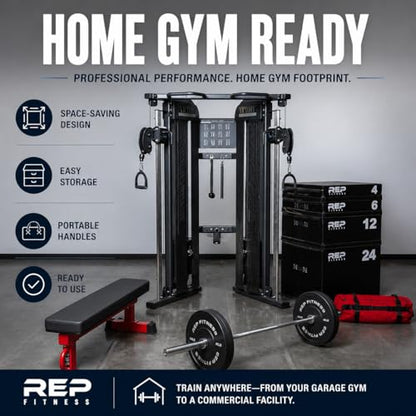 REP Fitness Stackable Soft Foam Plyo Box Set, Adjustable Plyometric Jump Box for Home Gym Workouts, Plyometric Jumping Platform for Exercise, Step Training, HIIT & CrossFit - style: 4", 20" and 24"