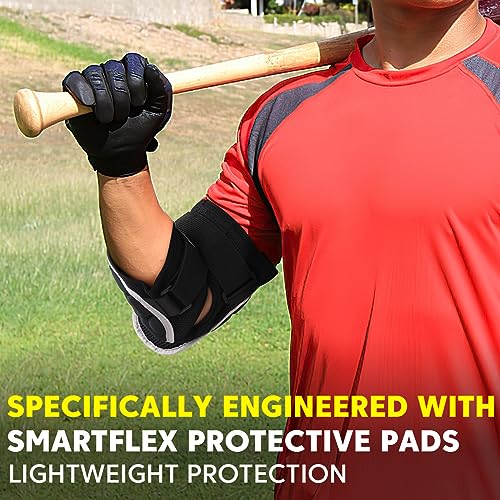 Batters Baseball Softball Elbow Guard Elbow Pad Forearm Guard ,Youth , Adult - size: Youth