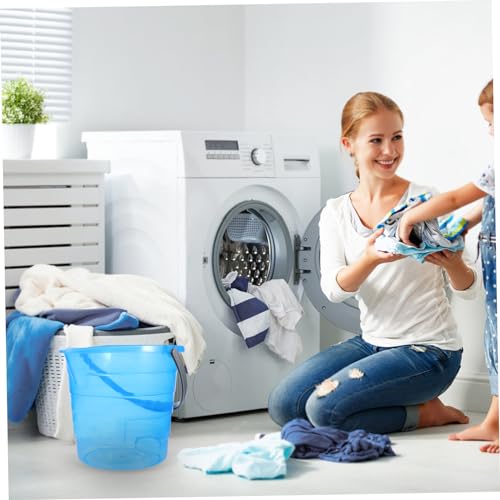 minkissy Portable Plastic Water Bucket with Handle for Home Use Durable Multipurpose Cleaning Bucket for Dormitory Bathing and Storage Needs