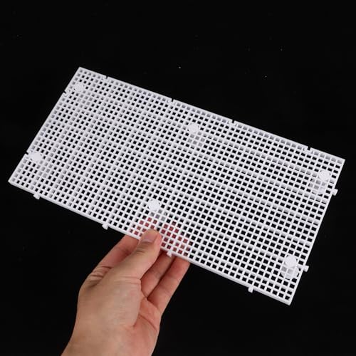 Toddmomy 1set Fish Tank Divider Isolation Board Aquarium Part for Fish and Turtle Tanks Easy to Install Creates Separate Zones for Diverse Aquatic Species Mesh Panel Includes Support