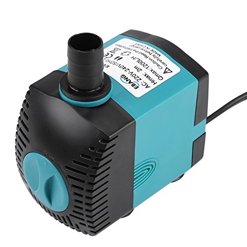 Ultra-Quiet Submersible,3w-25W 220-240V 200L/H-1200L/H 0.5m-2m Fountain,Non- Fish Filter,for Aquarium Fish,Fountains,Flowing Water