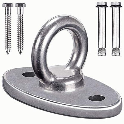 SELEWARE Wall Ceiling Mount Bracket for Suspension Strap Battle Rope Anchor - color: Ceiling Mount (1 Pack)