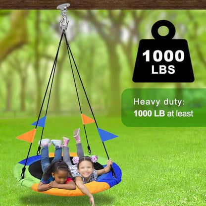 SELEWARE Heavy Duty 1000LB Capacity Stainless Steel Ceiling Swing Mount | 360° Swivel Swing Hangers, Swing Hooks for Aerial Yoga Porch Swing Hammock Chairs Porch Swing Punching Bags - color: C: 360° Swing Hanger ( 1 Pack )