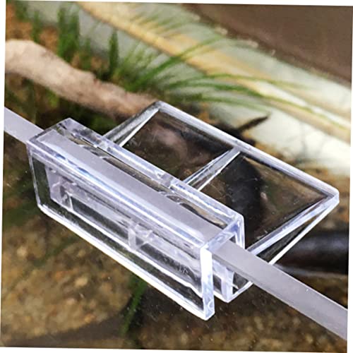 Abaodam 10pcs Acrylic Support Frames for Fish Tank Cover Durable Brackets for Glass Stable Clips for Aquarium Lid Convenient Support Rack for Fish Tanks