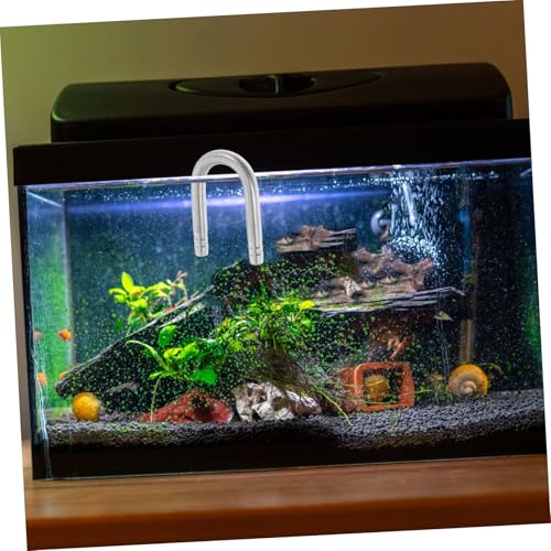 Stainless Steel u Shape Tube Connector for Aquariums Stainless Steel Hose Fittings for Fish Tank and Systems Easy to Install Leakproof Design Aesthetic Appeal