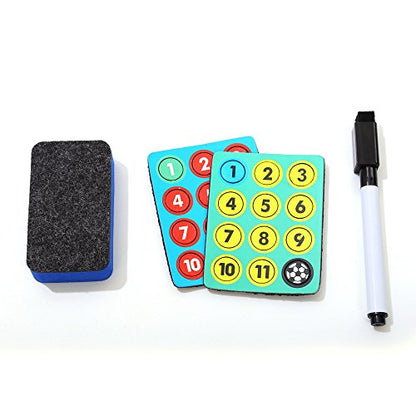 Pure Vie Portable Magnetic Soccer Coaching Board Football Tactics Clipboard - color: 16.54'' X 11.02''