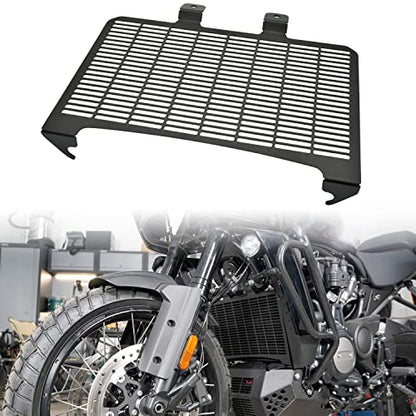 Radiator Cover Grille Guard for Pan America 1250, Black Aluminum Radiator Cover Engine Protection Mesh Tank Net for Harley Pan America 1250 ADV 1250S Specia 2020-2024 Accessories