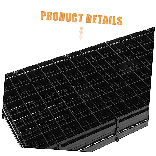 Abaodam 6Pcs Fish Tank Divider Meshes Aquarium Isolation Net for Fish Tank Bottom Filtration Plates Easy Install Divider for Pet Fish and Tank Decoration